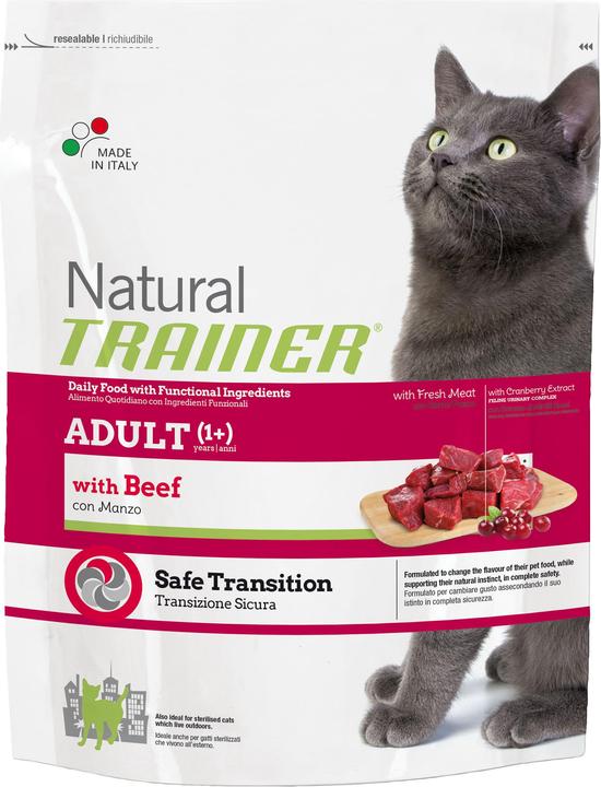 Immagine prodotto Natural Trainer Manzo adulto naturale felino (Adulto, 1 pz., 1500 g)