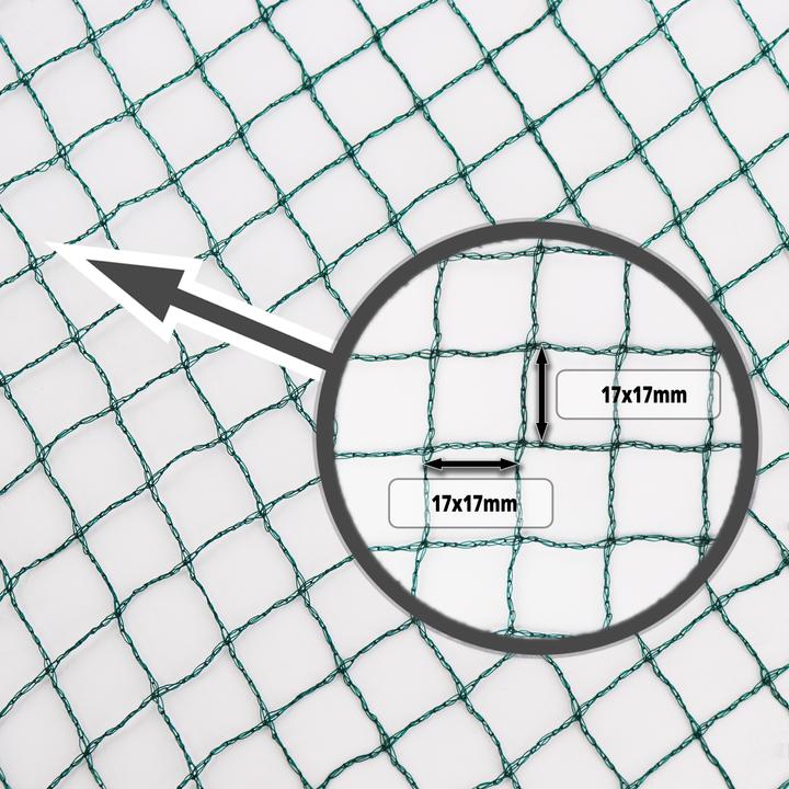 Actual product image Aquagart Teichnetz 13m x 8m Reiherschutz Silonetz Laubschutznetz Vogelschutznetz Laubnetz