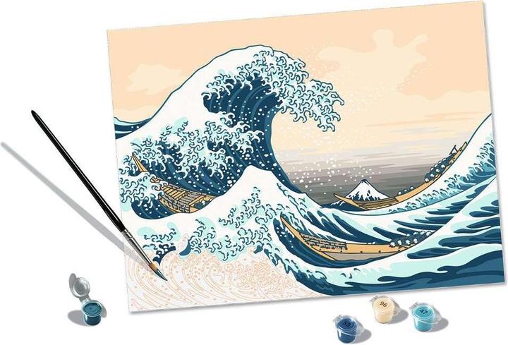 Produktbild Ravensburger Malen nach Zahlen The Great Wave (Hokusai)