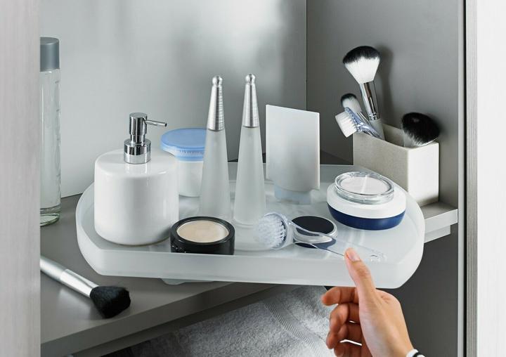 Actual product image Hettich ComfortSpin turntable 360° rotatable (organiser fridge, bathroom, cupboard food-safe)