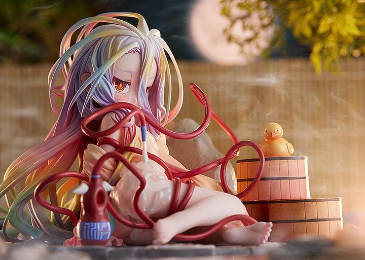 Actual product image Phat! No Game No Life statuette PVC 1/7 Shiro: Hot Spring Ver. 11 cm