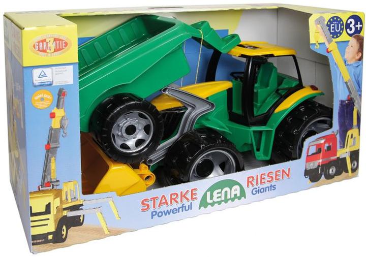 Lena GIGA TRUCKS Tractor with bucket and trailer