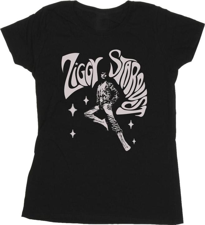 Immagine prodotto David Bowie Ziggy Pose Maglietta Donna (XL)