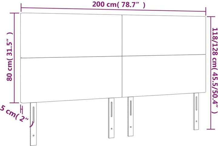 Immagine prodotto VidaXL Cain (200 x 5 x 128 cm)
