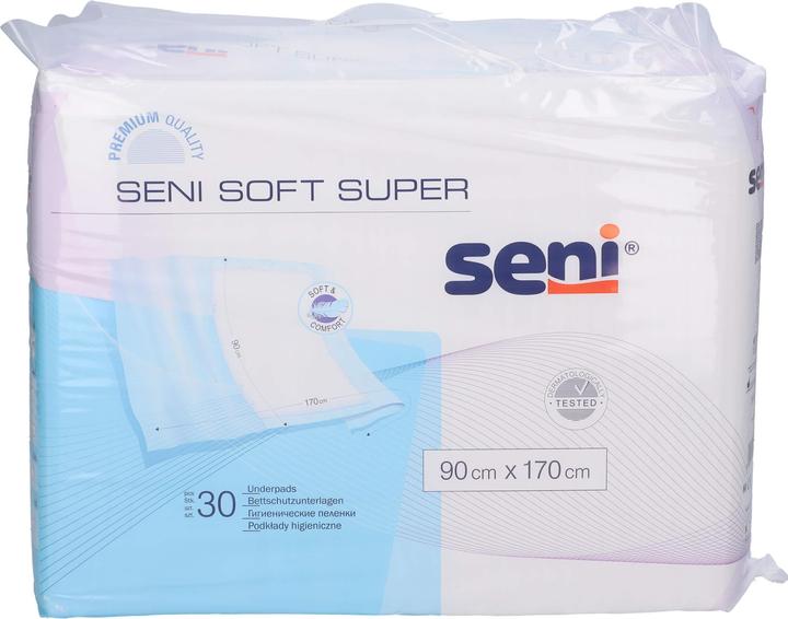 Produktbild Seni Soft Super Einmal-Bettschutz mit Flügeln 4 Tropfen (30 x)