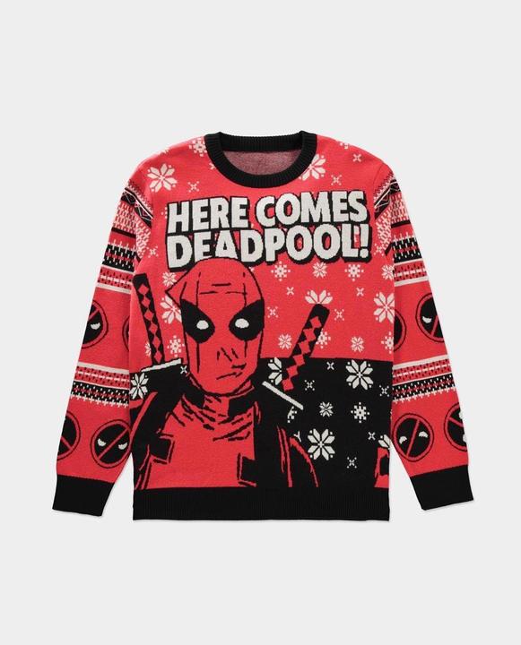 Deadpool Knitted Christmas Jumper (XL)