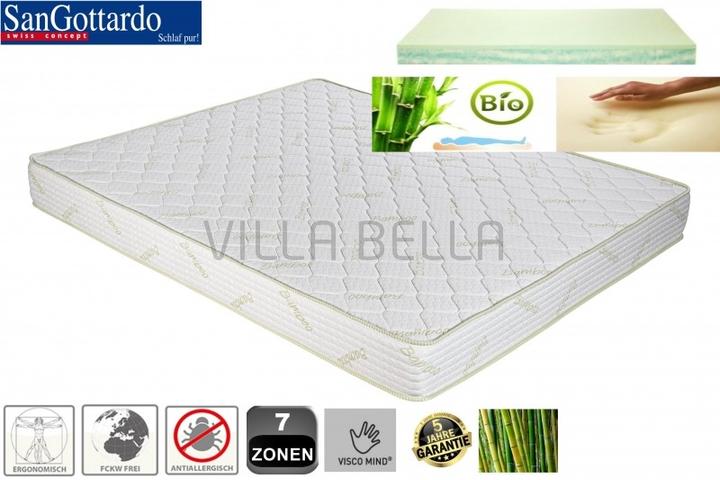 Immagine prodotto San Gottardo Materasso Trio Bamboo 1 (160 x 200 cm)