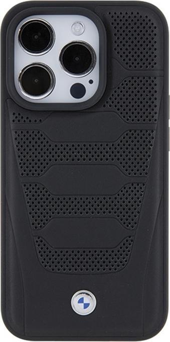 Immagine prodotto BMW BMHCP15X22RPSK iPhone 15 Pro Max 6,7" czarny/nero Modello di sedili in pelle (Apple iPhone 15 Pro Max)
