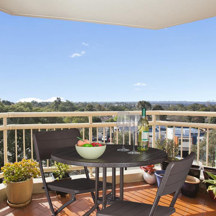 Actual product image Relaxdays garden table (80 cm)