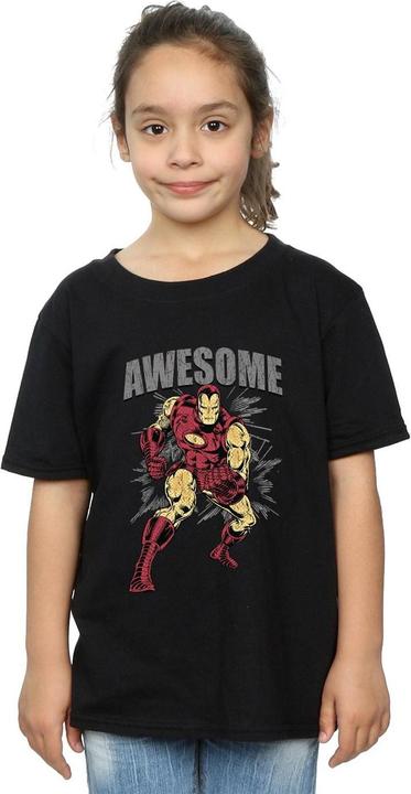 Image du produit - T-shirt AWESOME IRON MAN - Fille (152, 158)