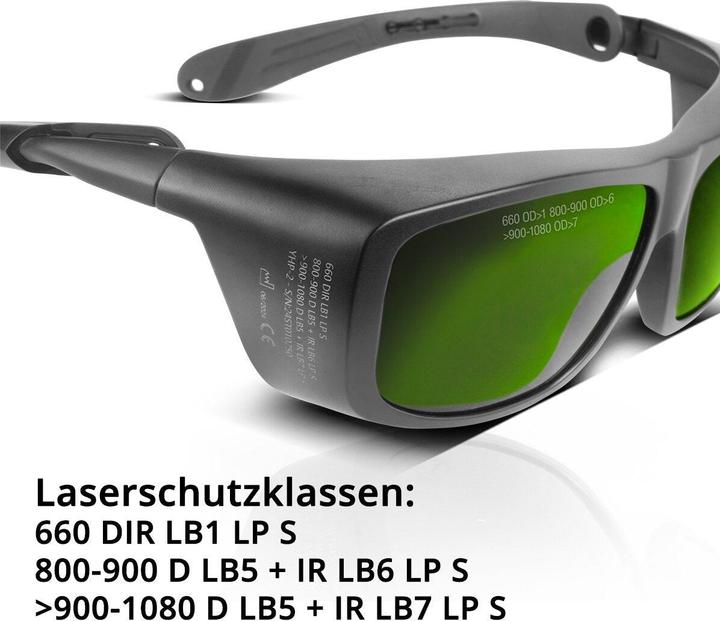 Produktbild Stahlwerk Laserschutzbrille nach DIN EN207 Wellenlängenbereich von 660 - 1080 nm