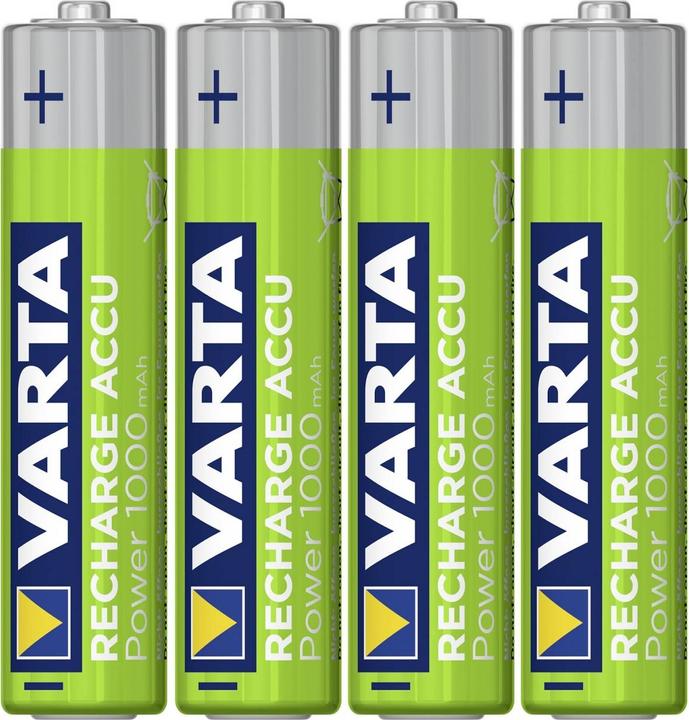 Productafbeelding Varta Accu Power opladen (4 Pcs., AAA, 1000 mAh)