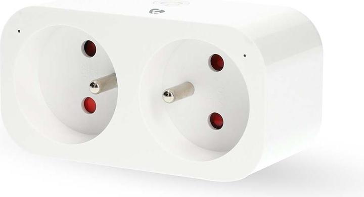 Actual product image Nedis N WIFIP141EWT - Switchable WLAN socket outlet, 2-gang FR version