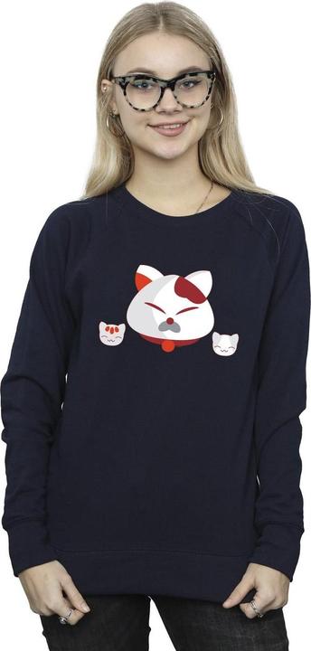 Actual product image Disney Womens/Ladies Big Hero 6 Baymax Kitten Heads Sweatshirt (S)