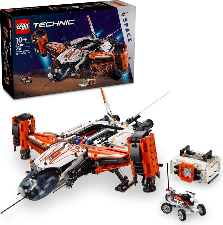 Produktbild LEGO VTOL Schwerlastraumfrachter LT81 (42181, LEGO Technic)