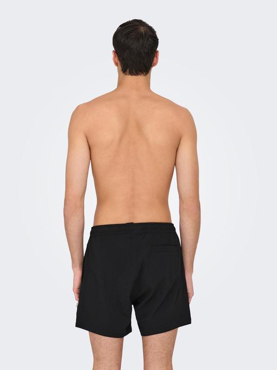 Produktbild Only & Sons Onsted Life Solid Seersucker Swim Noos (M)