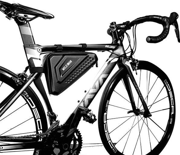 Actual product image Wildman Etui/sakwa na ramę roweru ES19 uchwyt rowerowy czarna/black