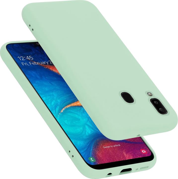 Actual product image Cadorabo TPU Liquid Silicone Case Cover (Samsung Galaxy A20, Samsung Galaxy M10s, TCL A30)