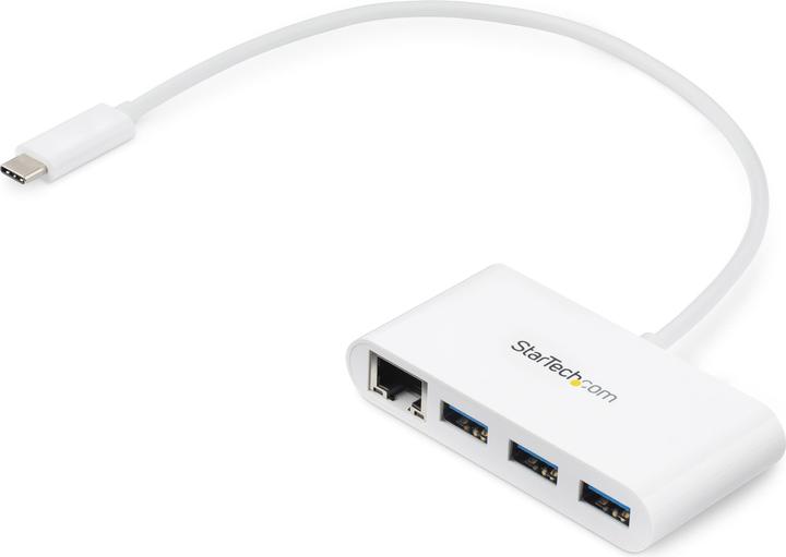 StarTech 3PT USB 3.0 HUB + GBE - USB-C (USB-C, 3 Ports)
