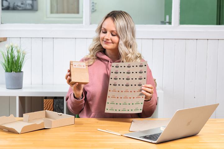 Produktbild HERMA Graspapier Etiketten A4