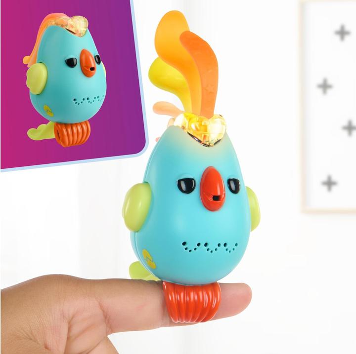 Image du produit WowWee Fingerlings Sweet Tweets Interactive Bird : Debbie, enregistrez et jouez des messages secrets, 40+ (Multilingue)