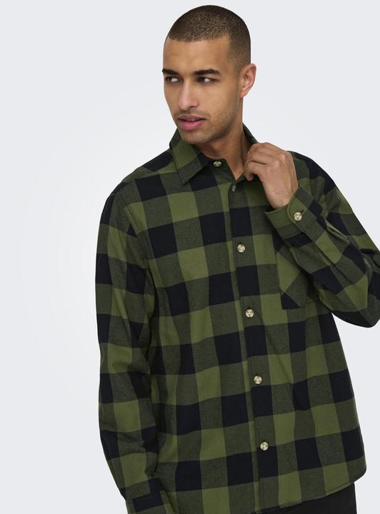 Produktbild Only & Sons Normal geschnitten Hemdkragen Hemd Hemd (M)