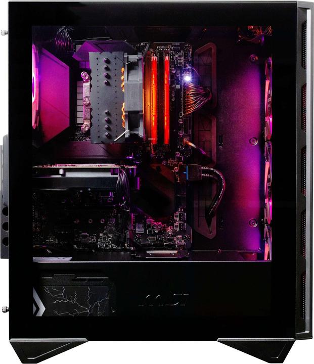 Actual product image Captiva High-end gaming R77-891 Ryzen 5 RX 7700 XT (AMD Ryzen 5 7500F, 16 GB, 2000 GB, Radeon RX 7700 XT)