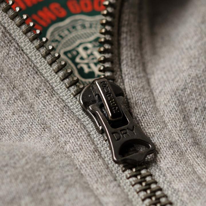 Immagine prodotto Superdry Giacca felpata Casual Vestibilità comoda Felpa con cappuccio atletica vintage con zip (M)