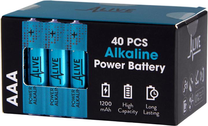 Image du produit Pile alcaline (40 pcs, AAA, 1200 mAh)