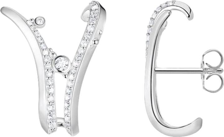Thomas Sabo Ohrstecker Welle mit Steinen (Silber 925)