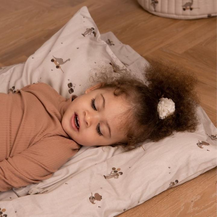 Produktbild Nuuroo Bera baby bed linen - Music Dino (40 x 45 cm)