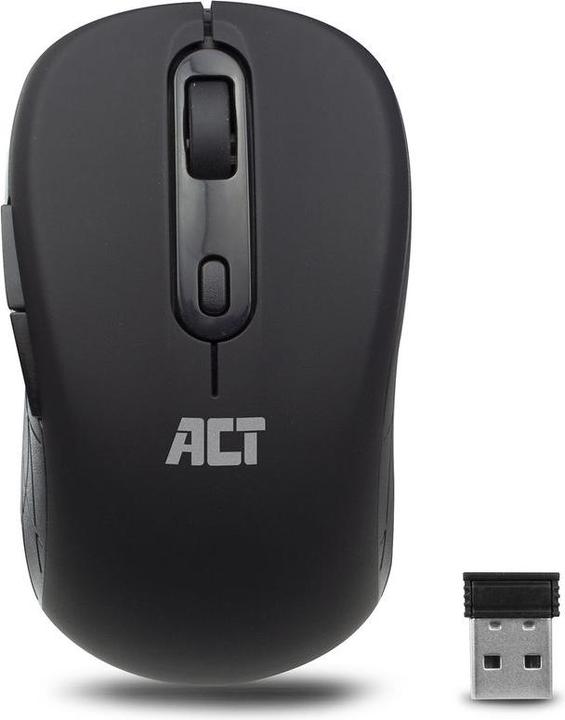 Immagine prodotto Mouse senza fili, ricevitore nano USB, 1600 dpi, nero (Senza fili)