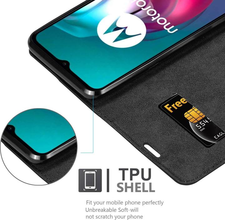 Immagine prodotto Cadorabo Libro Invis. Coperchio magnetico (Motorola Moto G10, Motorola Moto G30)