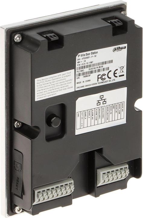 Productafbeelding Dahua VTO2202F-P-S2 video intercomsysteem 2 MP Zilver (App)