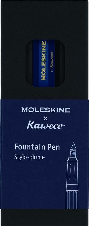 Moleskine MSK X KAWECO Fller M bleu (Saphir, 1 x)