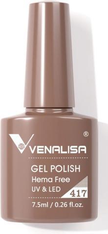 Produktbild Venalisa Gellack 417 UV/LED (Schoko-braun, UV-Gel Lack)
