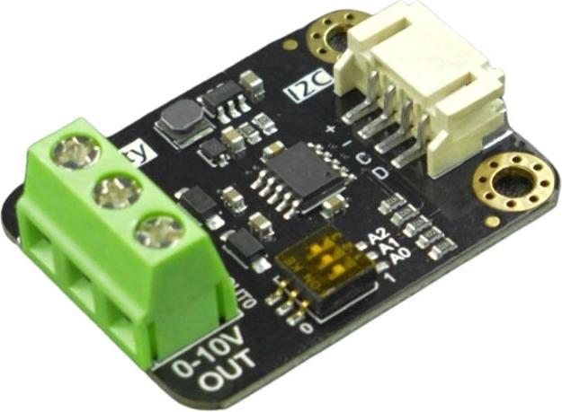 Actual product image DFRobot Gravity I2C 2-channel DAC module 0-10V