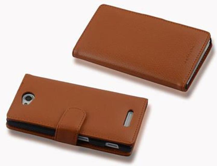 Actual product image Cadorabo Book with structure cover (Sony Xperia C)