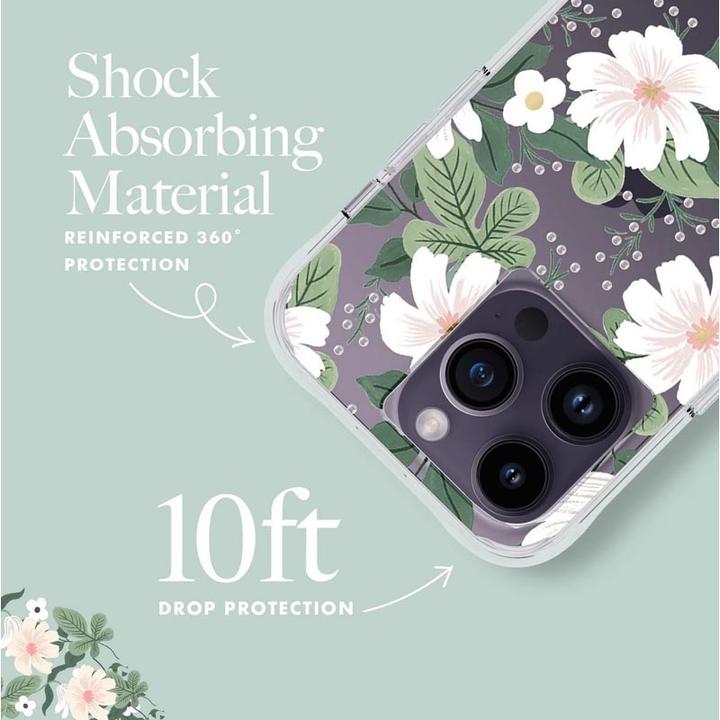 Actual product image Case-Mate Rifle Paper Co Hulle (Apple iPhone 14 Pro)