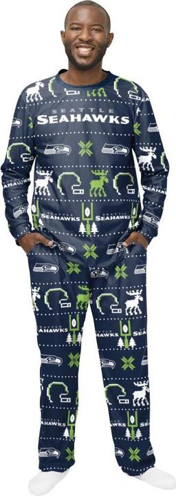 Foco Seattle Seahawks Ugly Pajama M (M)
