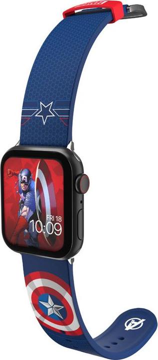 Immagine prodotto Moby Fox Bracciale Marvel per smartwatch Insignia Collection: Captain America (Silicone)