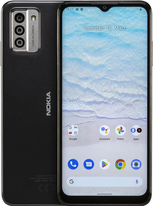 Actual product image Nokia G22 (64 GB, Meteor Gray, 6.50", Dual SIM, 50 Mpx, 4G)