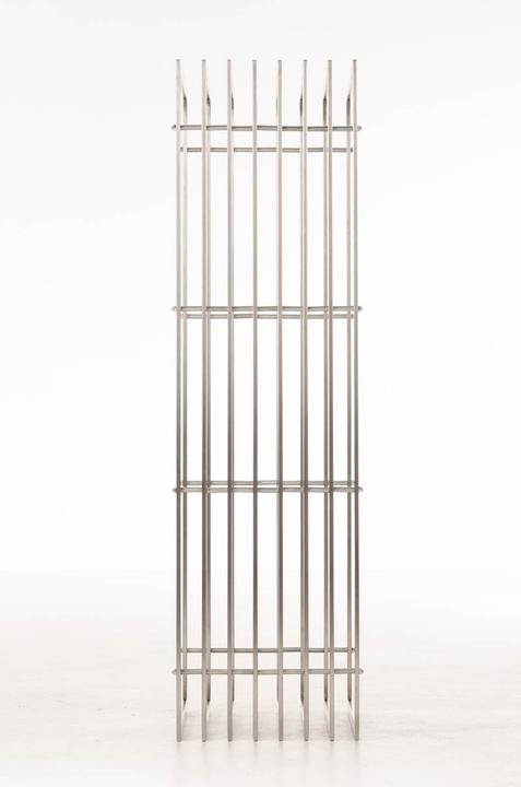 Image du produit CLP Support pour bois de chauffage Irving 40x50x150, acier inoxydable (40 x 50 x 150 cm)