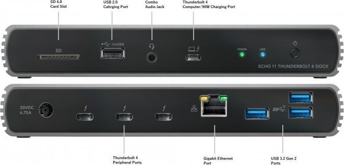 Actual product image Sonnet Echo 11 (Thunderbolt, 11 Ports)