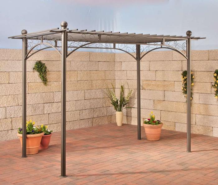 Produktbild Swisshandel24 Rosenbogen Ulpgar 01 A, anthrazit (186 cm, 310 cm)