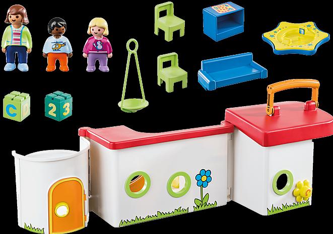 Image du produit Playmobil Mon jardin d'enfants à emporter (70399, Playmobil 1.2.3)