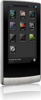 Actual product image Cowon J3, 8GB Multimedia Player White, Bluetooth, MicroSD