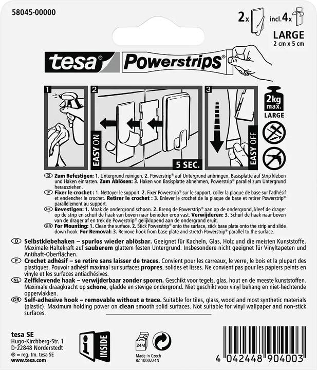 Immagine prodotto tesa Powerstrips aggancia la tendenza LARGE