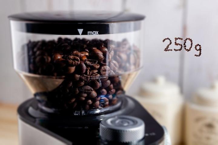 Actual product image Eldom MK170 KAFE coffee grinder Black, Stainless steel