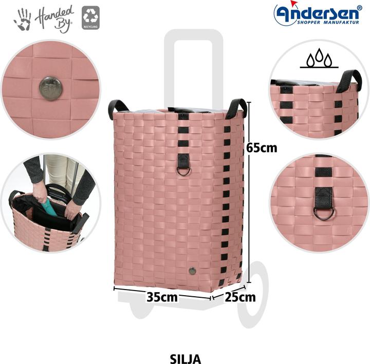 Actual product image Andersen Unus Shopper Silja shopping trolley 65 cm